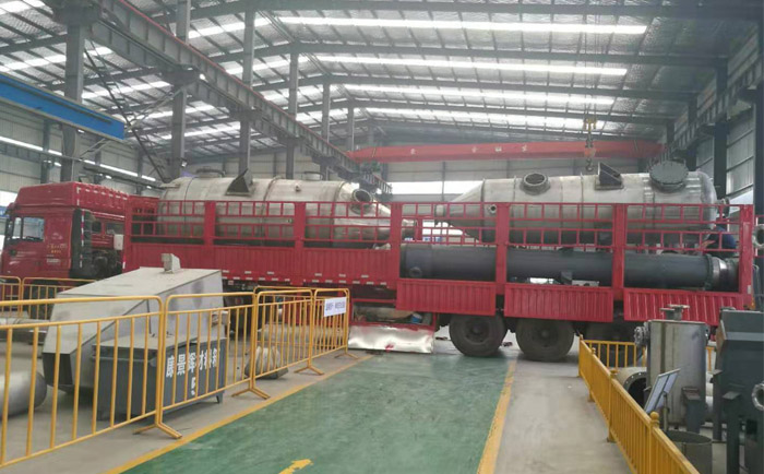 三效蒸發結晶器發貨現場 三效蒸發結晶器發貨現場