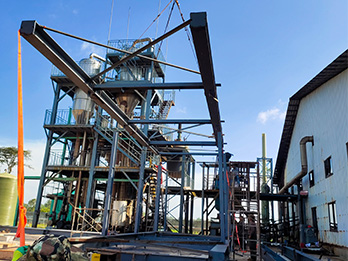 多效蒸發器項目安裝現場 多效蒸發器項目安裝現場